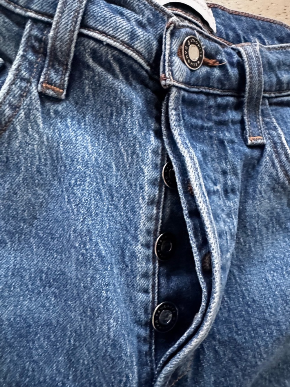 Favorite Daughter THE VALENTINA SUPER HIGH RISE STRAIGHT in Essex size 26 - Picture 6 of 13